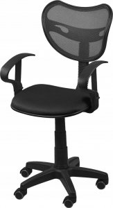 Krzesło biurowe Chiccot Fotel biurowy wentylowany obrotowy Model: PS89 Kolor: Czarny 2