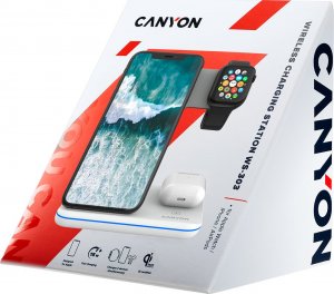 Ładowarka Canyon Bezprzewodowa ładowarka WS-303, 15 W, Biały 3