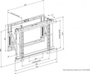 Neomounts Uchwyt biurkowy na monitor 42" - 70" (WL95-800BL1) 3