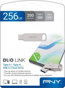Pendrive PNY Pendrive 256GB USB 3.2 Duo-Link P-FDI256DULINKTYC-GE 1