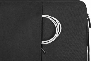 Etui Gecko Covers Etui zipper sleeve Eco* na laptop 15 cali czarny 6