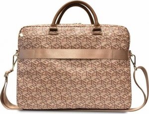 Torba Guess do notebooka 16 cali GCube Stripes beżowa (GUE002884) 2