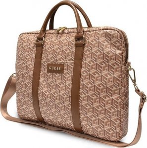 Torba Guess do notebooka 16 cali GCube Stripes beżowa (GUE002884) 3