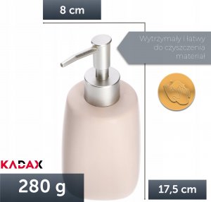 Dozownik do mydła Kadax Dozownik Do Mydła Szamponu Żelu W Płynie 400 ml 4