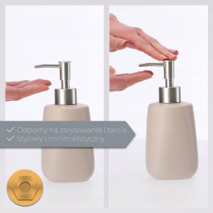 Dozownik do mydła Kadax Dozownik Do Mydła Szamponu Żelu W Płynie 400 ml 6