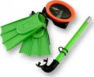 Zestaw do nurkowania i pływania maska rurka płetwy 3