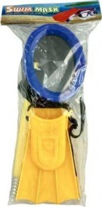 Zestaw do nurkowania i pływania maska rurka płetwy 6