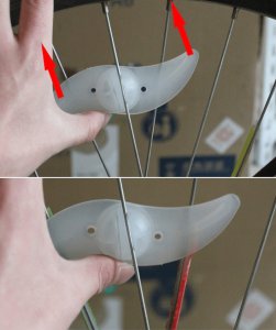 Oświetlenie rowerowe świecące szprychy LED lampka 4