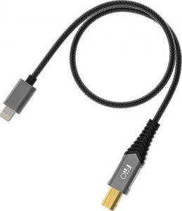 Kabel USB FiiO USB-B - Lightning 0.5 m Czarny (6953175730873) 2
