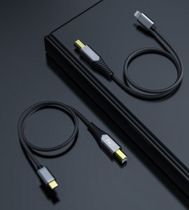 Kabel USB FiiO USB-B - Lightning 0.5 m Czarny (6953175730873) 3