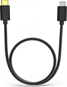 Kabel USB FiiO USB-C - Lightning 0.5 m Czarny (6953175731030) 1