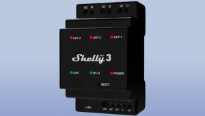 Shelly 3-kanałowy przekaźnik na szynę DIN Pro 3 WiFi/LAN 4