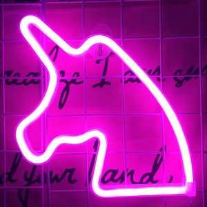 Kinkiet Heckermann Neon LED Heckermann wiszący JEDNOROŻEC 2