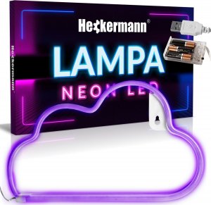 Kinkiet Heckermann Neon LED wiszący CHMURA Heckermann 1