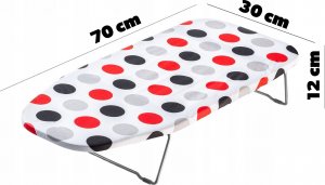 Kadax Deska Do Prasowania Mała Na Stole Stołowa 70x30cm 3