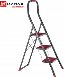 Kadax KADAX Drabina Drabinka Domowa 3 Stopniowa Składana 9