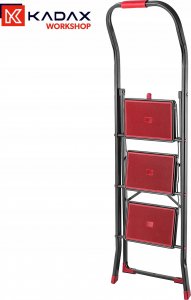 Kadax KADAX Drabina Drabinka Domowa 3 Stopniowa Składana 10