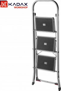 Kadax KADAX Drabina Drabinka Domowa 3 Stopniowa 150kg 10