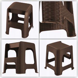 Kadax Taboret Z Schodkiem Stołek Drabina Krzesełko 4