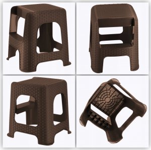 Kadax Taboret Z Schodkiem Stołek Drabina Krzesełko 9