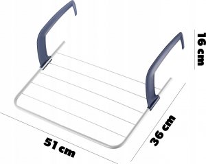 Suszarka na pranie Kadax KADAX Suszarka Na Pranie Grzejnik Kaloryfer Balkon 3