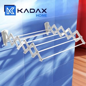 Suszarka na pranie Kadax Suszarka Na Pranie Ubrania Łazienkowa Ścienna 60cm 2