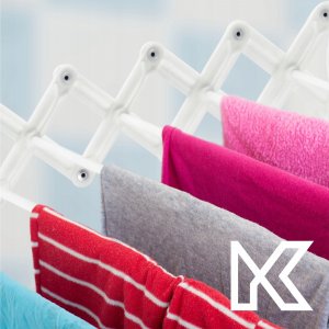 Suszarka na pranie Kadax Suszarka Na Pranie Ubrania Łazienkowa Ścienna 60cm 5