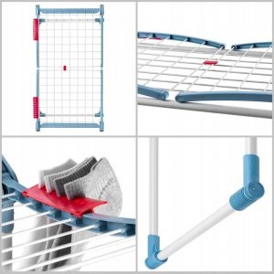 Suszarka na pranie Kadax KADAX Suszarka Na Pranie Ubrań Stojąca Duża 18M 4