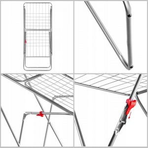 Suszarka na pranie Kadax KADAX Suszarka Na Pranie Stojąca Balkon Duża 18M 4