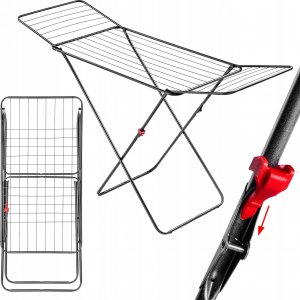 Suszarka na pranie Kadax KADAX Suszarka Na Pranie Stojąca Balkonowa 18M 2