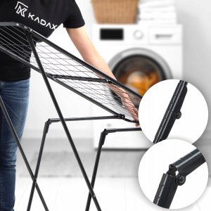 Suszarka na pranie Kadax Suszarka Na Pranie Ubrania Bieliznę Stojąca Balkon 11