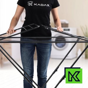 Suszarka na pranie Kadax Suszarka Na Pranie Ubrania Bieliznę Stojąca Balkon 8