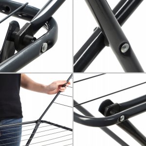 Suszarka na pranie Kadax Suszarka Na Pranie Ubrania Bieliznę Stojąca Balkon 10