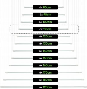 Suszarka na pranie Kadax Suszarka Na Pranie Ubrania Sufitowa 6 Prętów 110cm 11