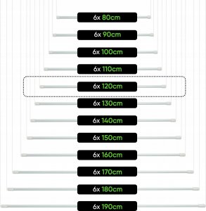 Suszarka na pranie Kadax Suszarka Na Pranie Ubrania Sufitowa 6 Prętów 120cm 11