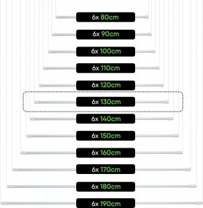 Suszarka na pranie Kadax Suszarka Na Pranie Ubrania Sufitowa 6 Prętów 130cm 11