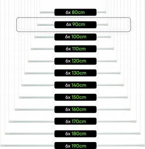 Suszarka na pranie Kadax Suszarka Na Pranie Do Ubrań Sufitowa 6 Prętów 90cm 11