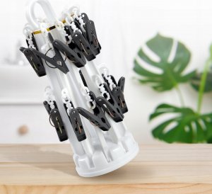 Suszarka na pranie Kadax Suszarka Wieszak Na Bieliznę Skarpetki 16 Klipsów 11