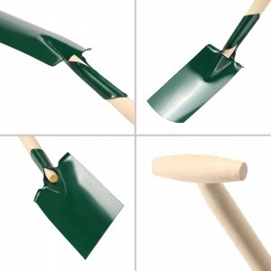 Kadax Szpadel Prosty Łopata Metal Trzonek Drewniany 90cm 8