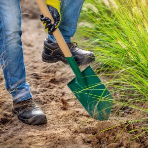 Kadax Szpadel Prosty Metalowy Trzonek Ergonomiczny 116cm 3