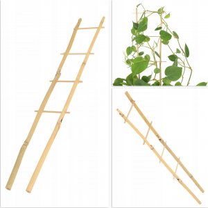 Kadax Drabinka Bambusowa Podpora Pnączy Podwójna 38cm 6