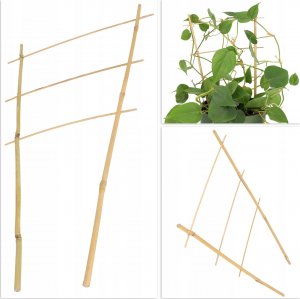 Kadax Drabinka Bambusowa Podpora Pnączy Podwójna 45cm 7