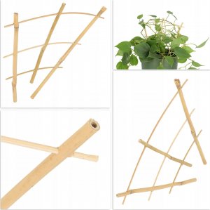 Kadax Drabinka Bambusowa Podpora Pnączy Potrójna 26cm 8