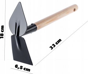 Kadax Motyczka Motyka Mała Do Gleby Drewniany Trzonek 6