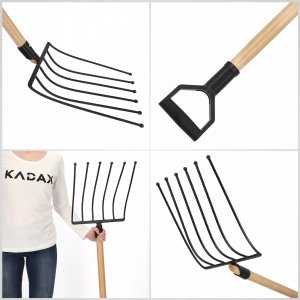 Kadax Widły Gable Do Buraków Ziemniaków Kamienia 6 Zębów 7