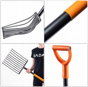 Kadax Widły Gable 10-Zębne Do Ziemniaków Buraków 130cm 7