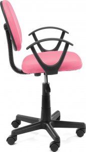 Krzesło biurowe Fabryka Mebli Akord Fotel dziecięcy FD-3 materiałowy - Różowy 2