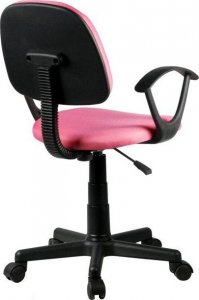 Krzesło biurowe Fabryka Mebli Akord Fotel dziecięcy FD-3 materiałowy - Różowy 4