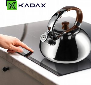 Kadax Czajnik Na Gaz Z Gwizdkiem Stalowy 2,5L Srebrny 11
