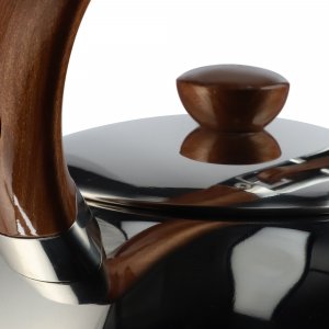 Kadax Czajnik Na Gaz Z Gwizdkiem Stalowy 2,5L Srebrny 8